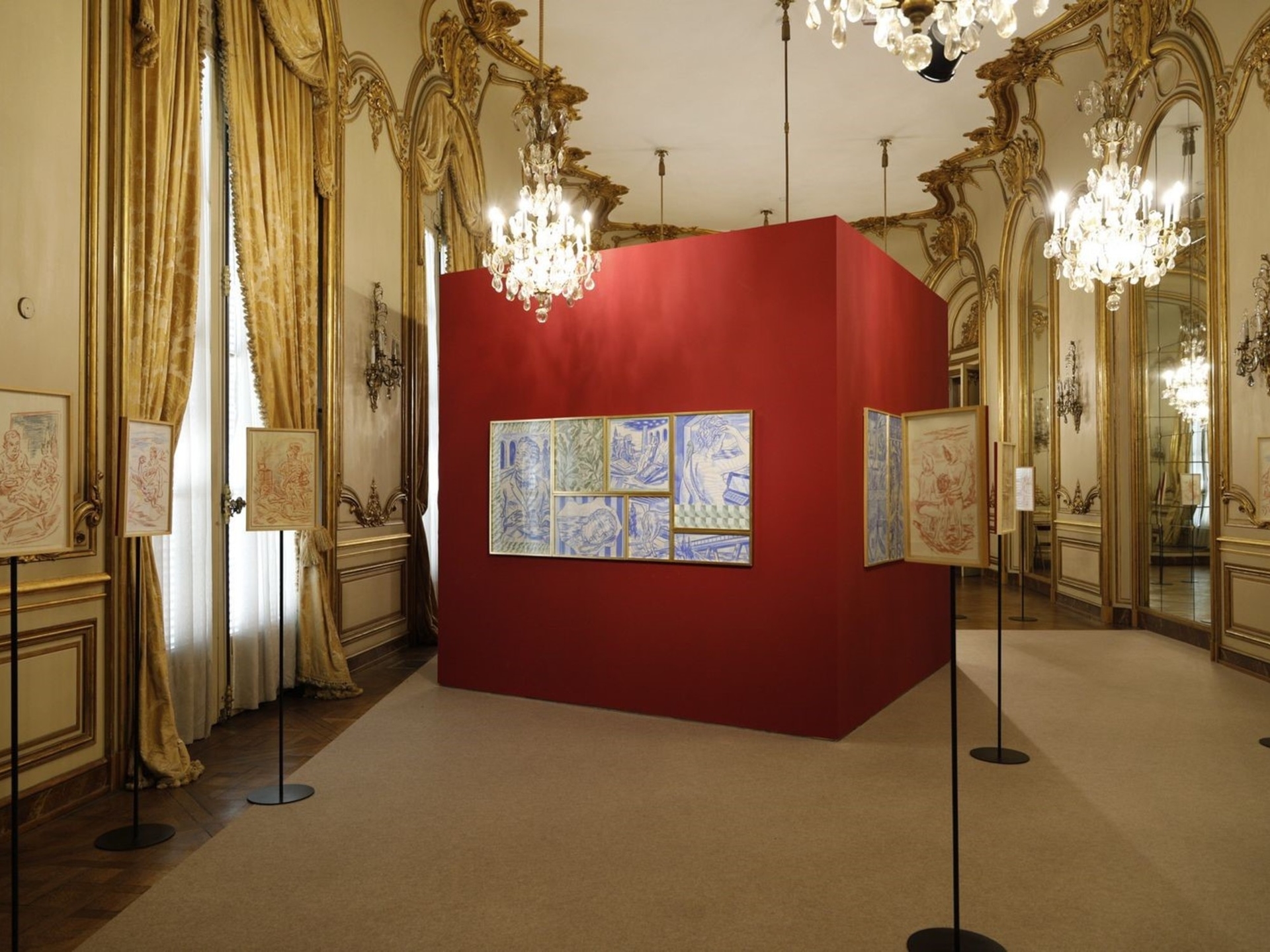 "I'm a painter who plays at being another painter": Nahuel Vecino celebrates the great masters in a Buenos Aires palace