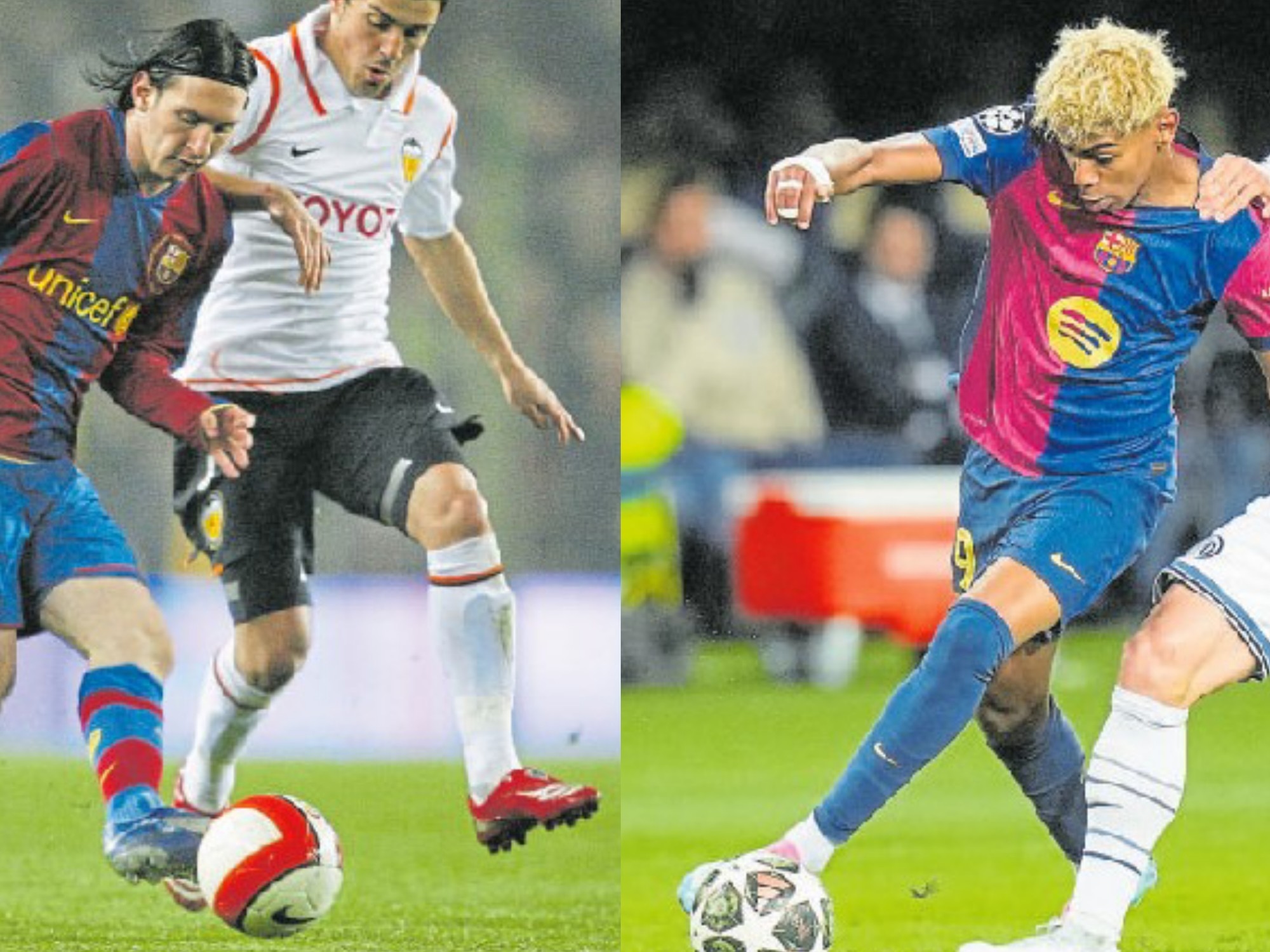Lamine Yamal ve Lionel Messi: Barselona'daki ilk 100 maçında hangisi daha iyi istatistiklere sahipti?