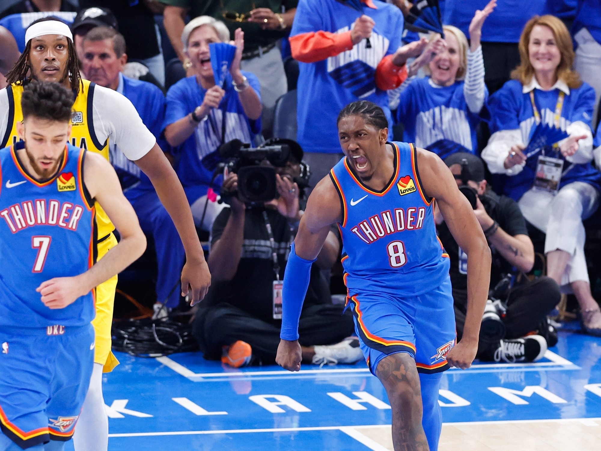 In einer dramatischen Serie besiegten die Oklahoma City Thunder die Indiana Pacers und sind die neuen NBA-Champions.