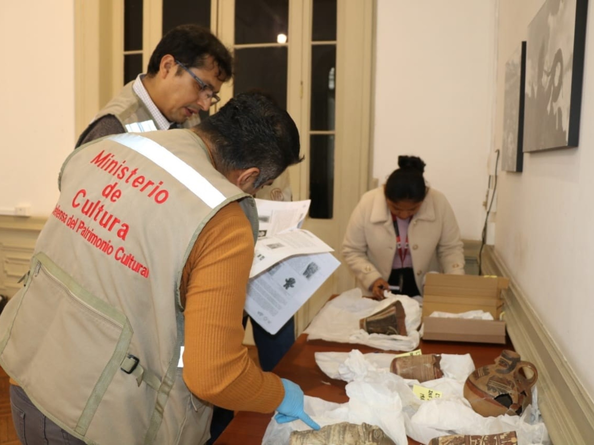 Peru, Belçika, ABD ve İsviçre'de bulunan 132 adet İspanyol öncesi arkeolojik parçayı teslim aldı.