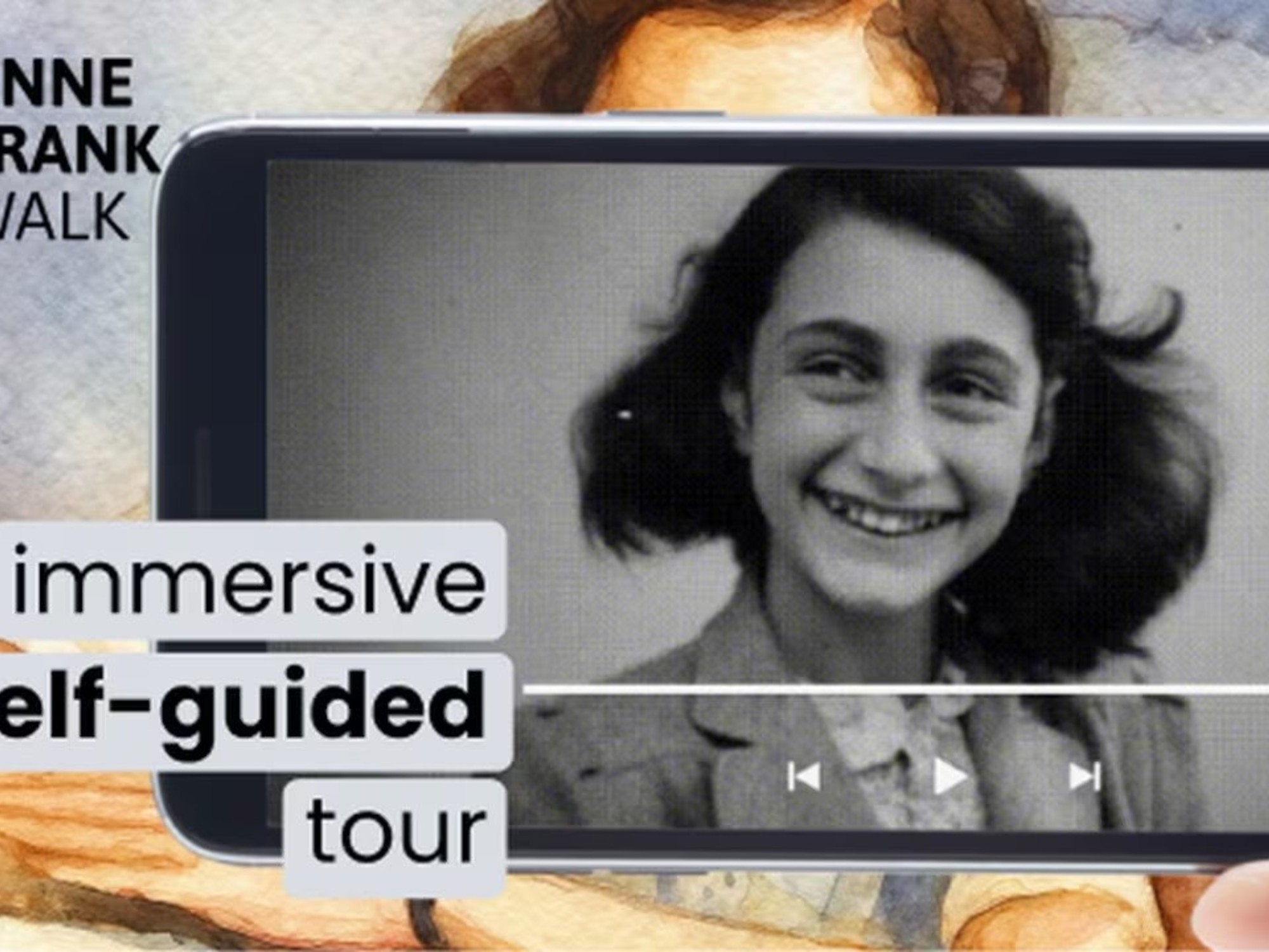 An immersive AI tour recreates Anne Frank's life in Amsterdam.