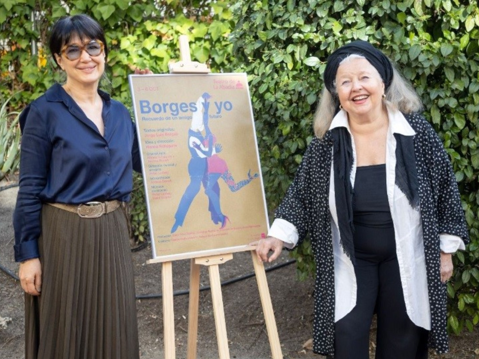 Hanna Schygulla e Andrea Bonelli fanno rivivere Borges in un intimo omaggio teatrale.