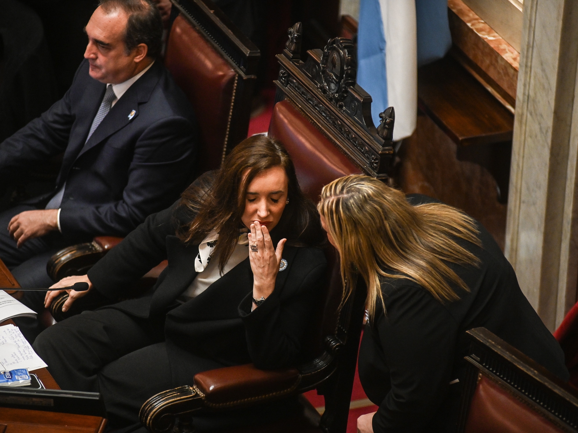 Villarruel asked Milei to save on travel and the SIDE and defended the increase for retirees and funds for the disabled.