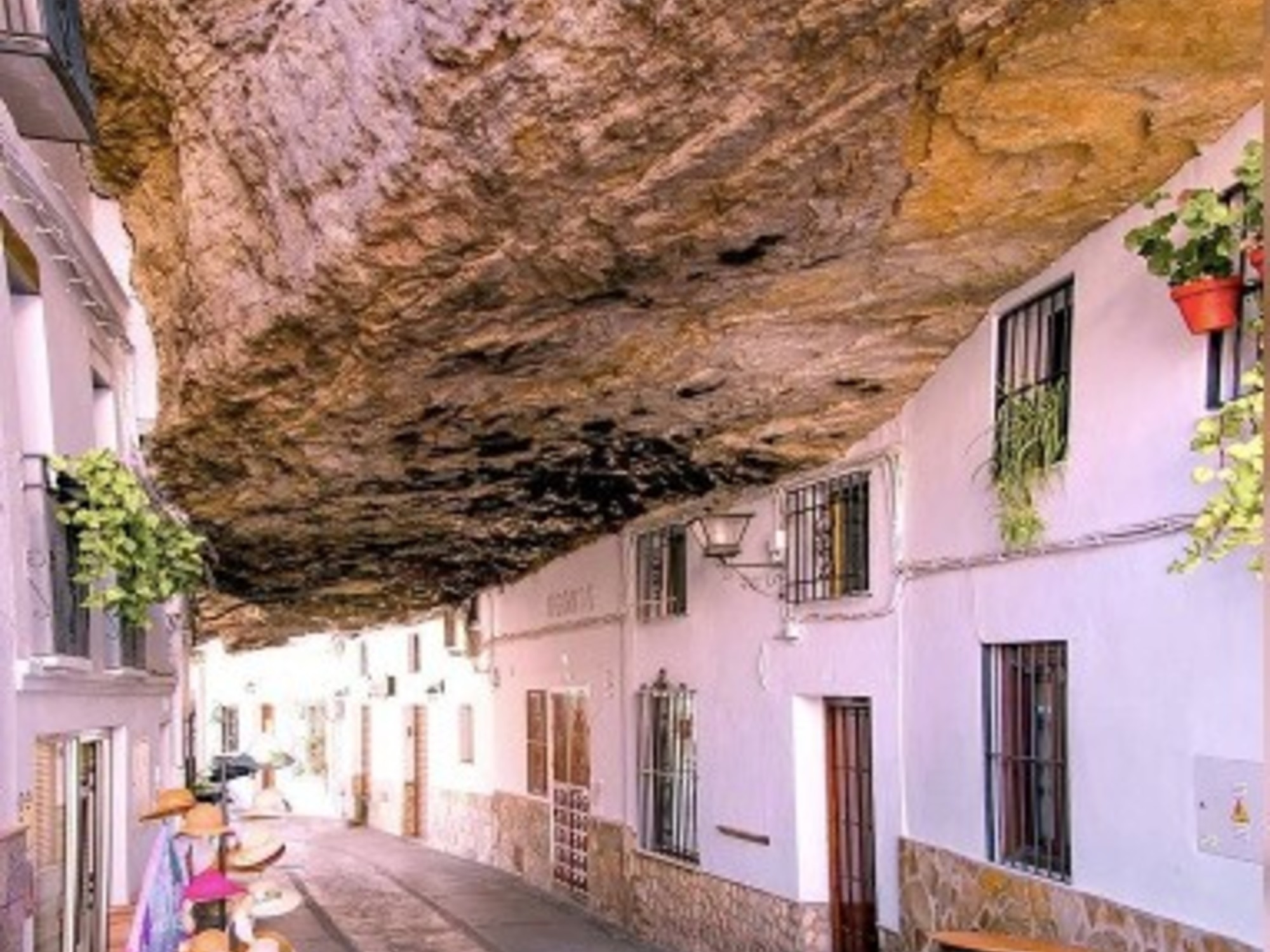 A incrível vila espanhola que está incrustada numa rocha