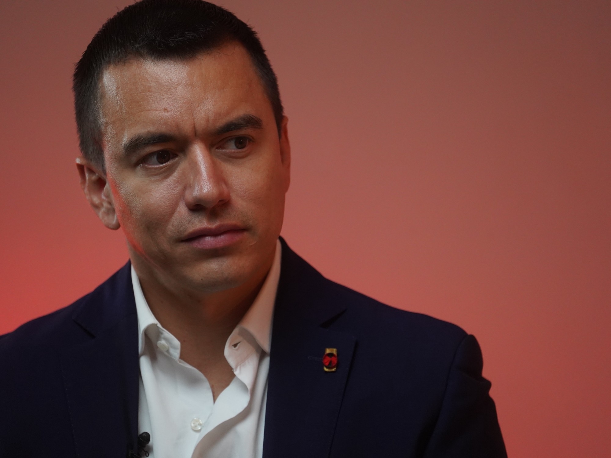 Daniel Noboa: "Het is geen ideologisch probleem; mensen zijn gewoon zat van een model dat geen resultaten oplevert."