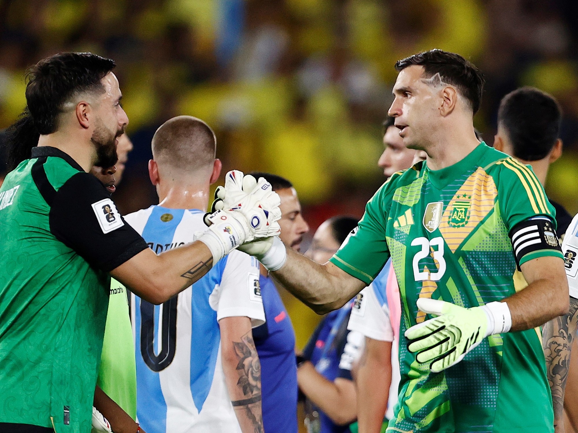 Dibu Martínez e a raiva pela derrota que ninguém esperava em La Scaloneta: "Fizemos uma ótima fase classificatória, mas hoje o sentimento é amargo."