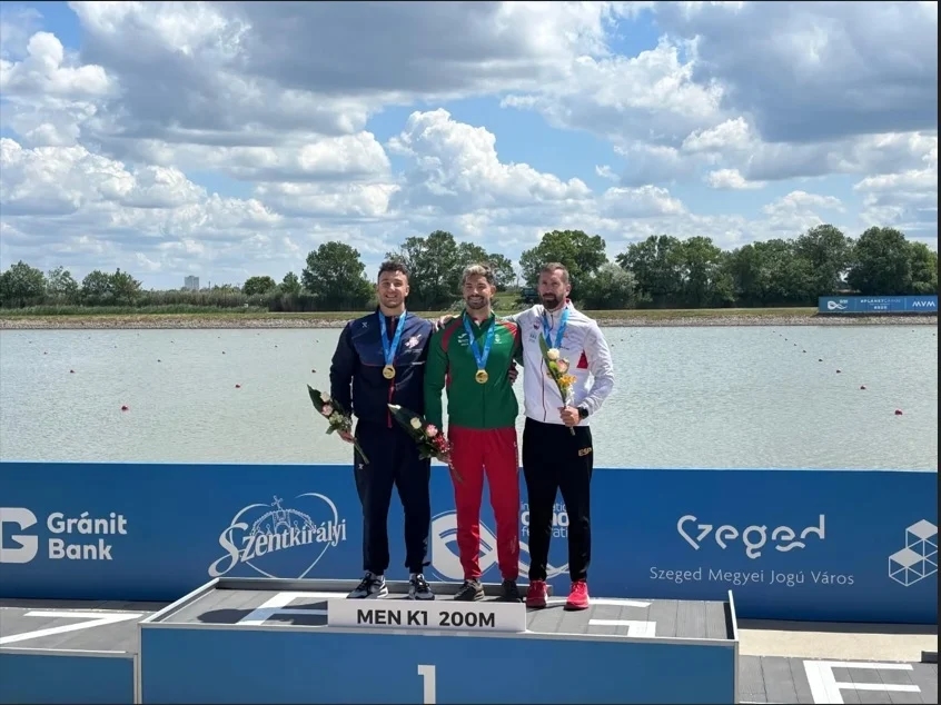 Messias Baptista gana el oro en K1 200 metros en la Copa del Mundo de Szeged
