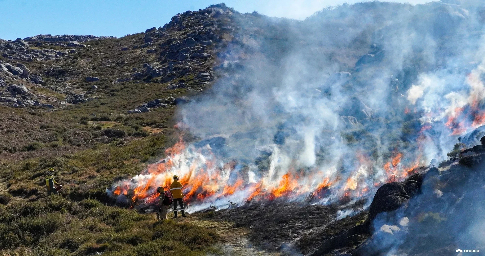 Gezinnen in Arouca vragen om steun om de watervoorziening te herstellen na branden