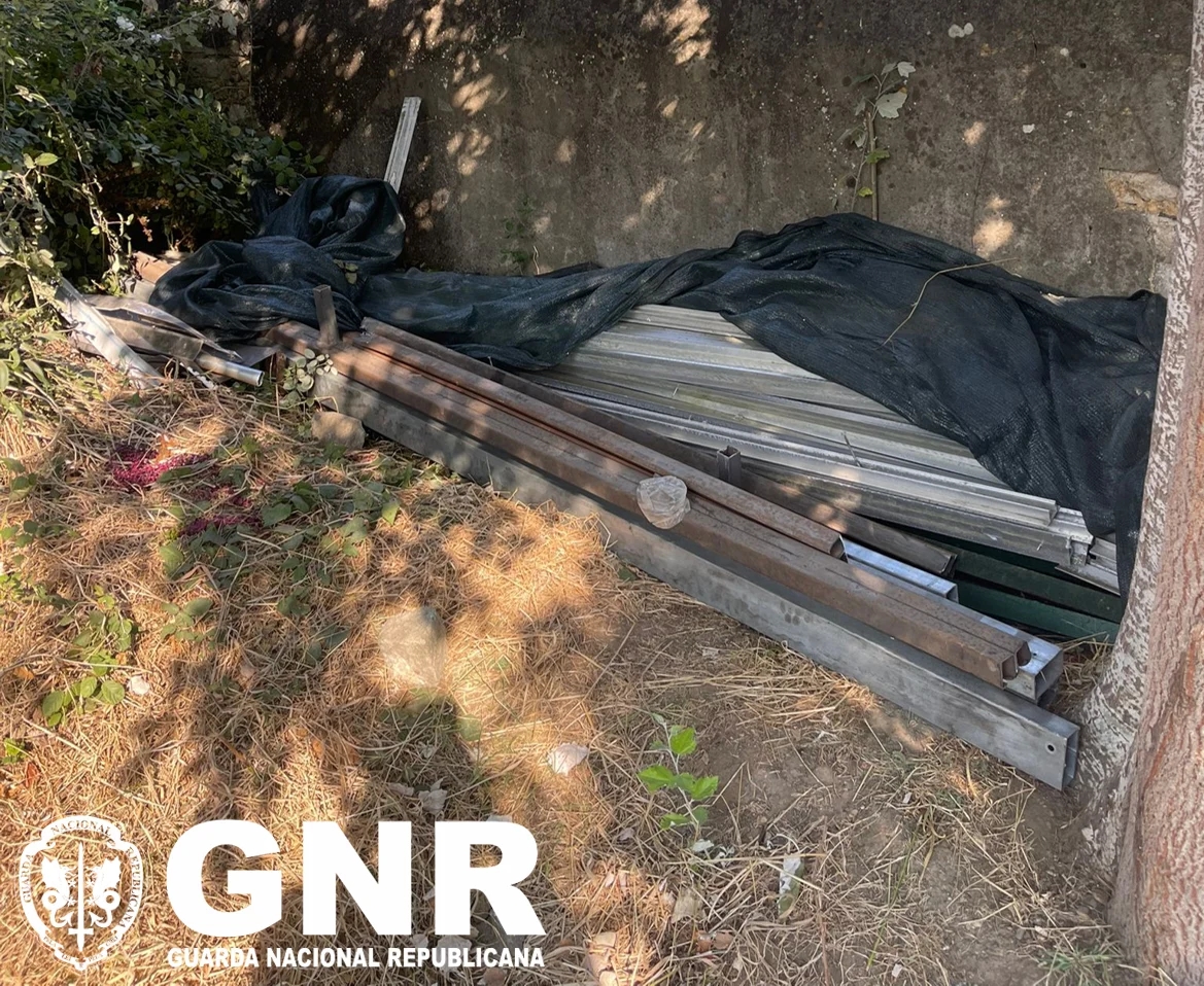 GNR odzyskuje metale nieszlachetne skradzione w gminie Estarreja