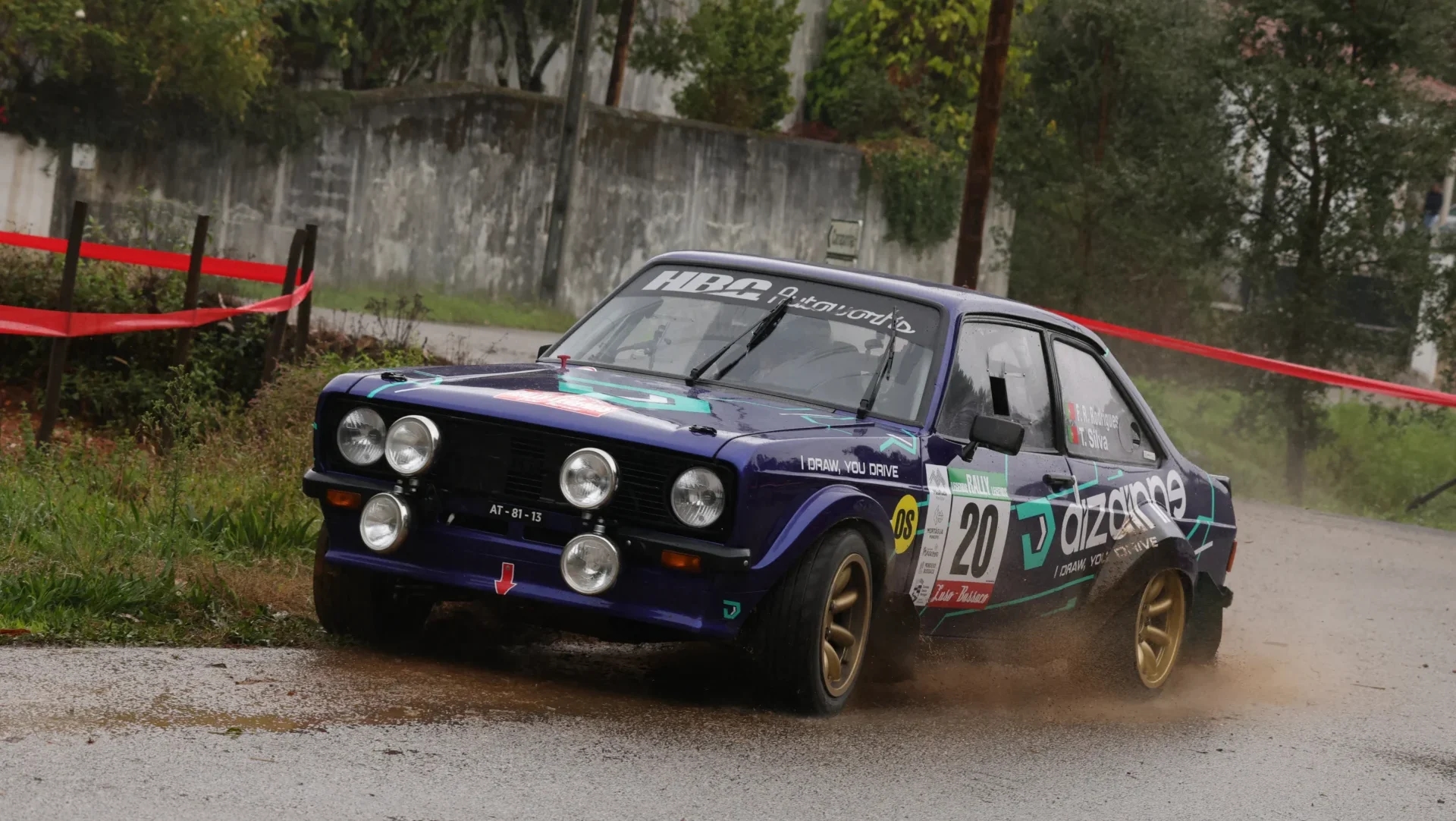 Filipe Rodrigues gewinnt die Luso-Bussaco Legends Rally.