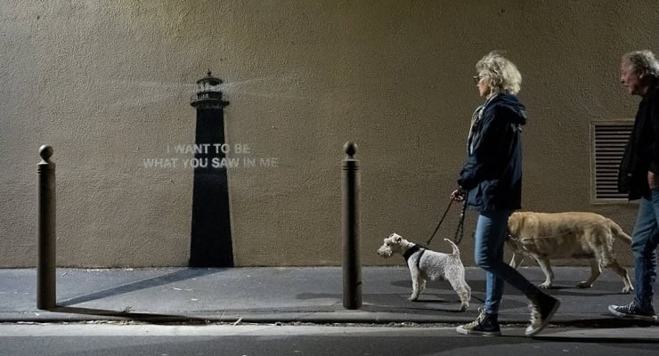 Svelata la posizione della nuova opera d'arte di Banksy