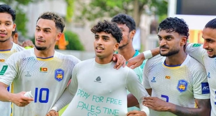 Tişörtüne 'Özgür Filistin için dua edin' yazan futbolcuya ceza