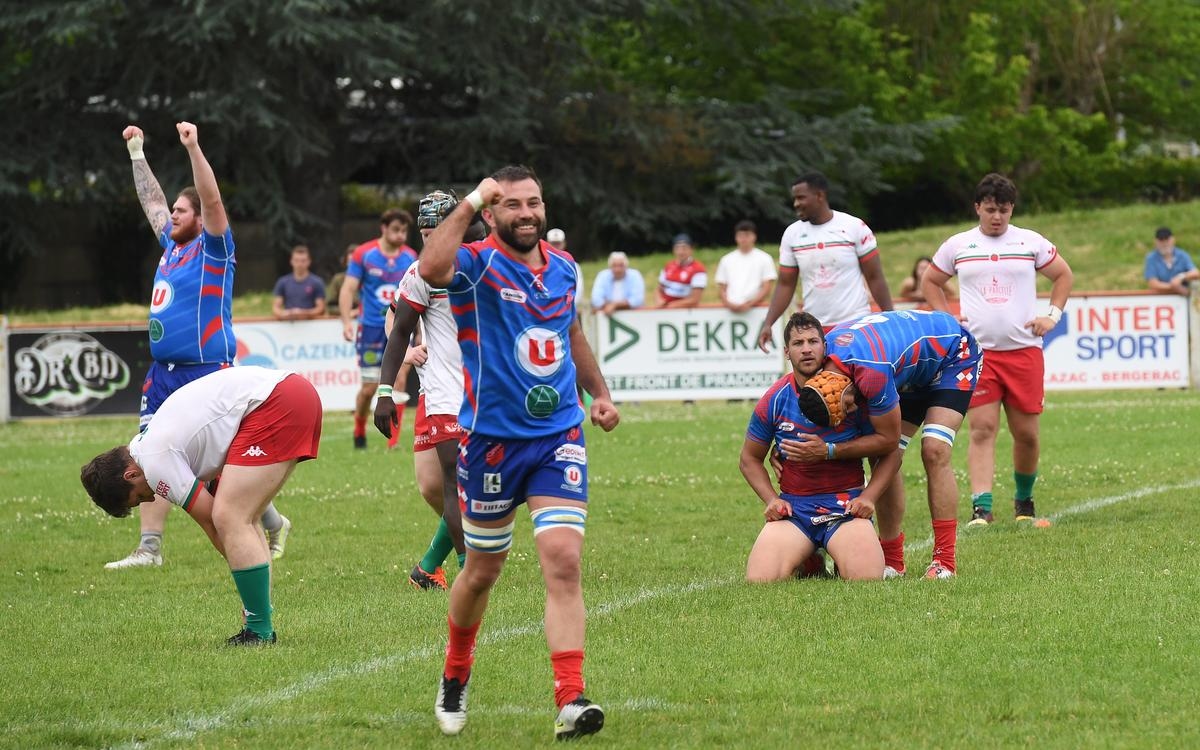 Rugby, Regional 1 (Französische Meisterschaft, Achtelfinale): Nontron gewinnt mit Mut