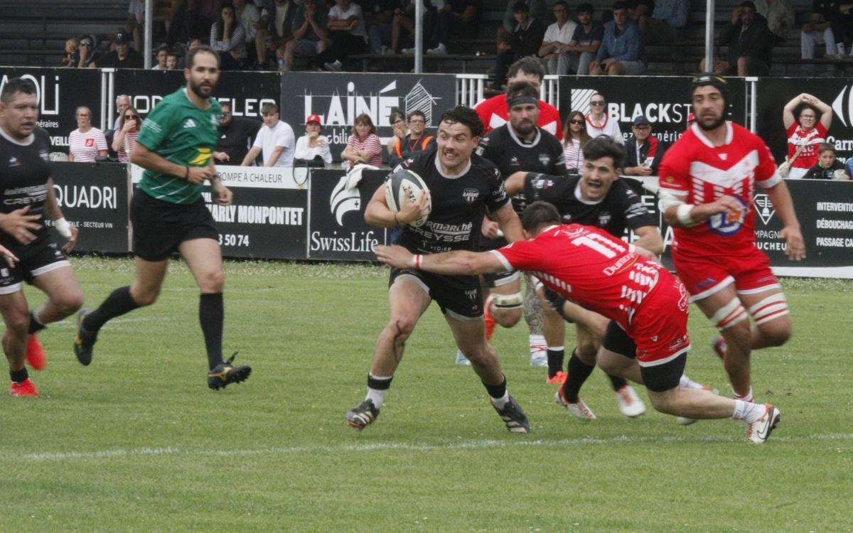 Rugby, Federal 2 (Achtelfinale, Rückspiel der französischen Meisterschaft): Bergerac kehrt zu Federal 1 zurück