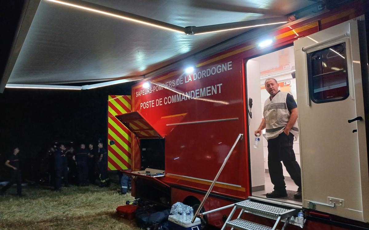 Dordonha: Incêndio em Sceau-Saint-Angel controlado durante a noite: 20 hectares queimados