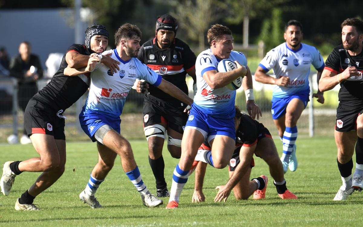 Rugby, National (2nd day): CA Périgueux triumphs over Nice (19-15)