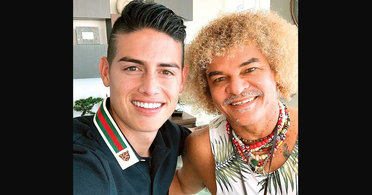 James se sente bem… diz Pibe Valderrama