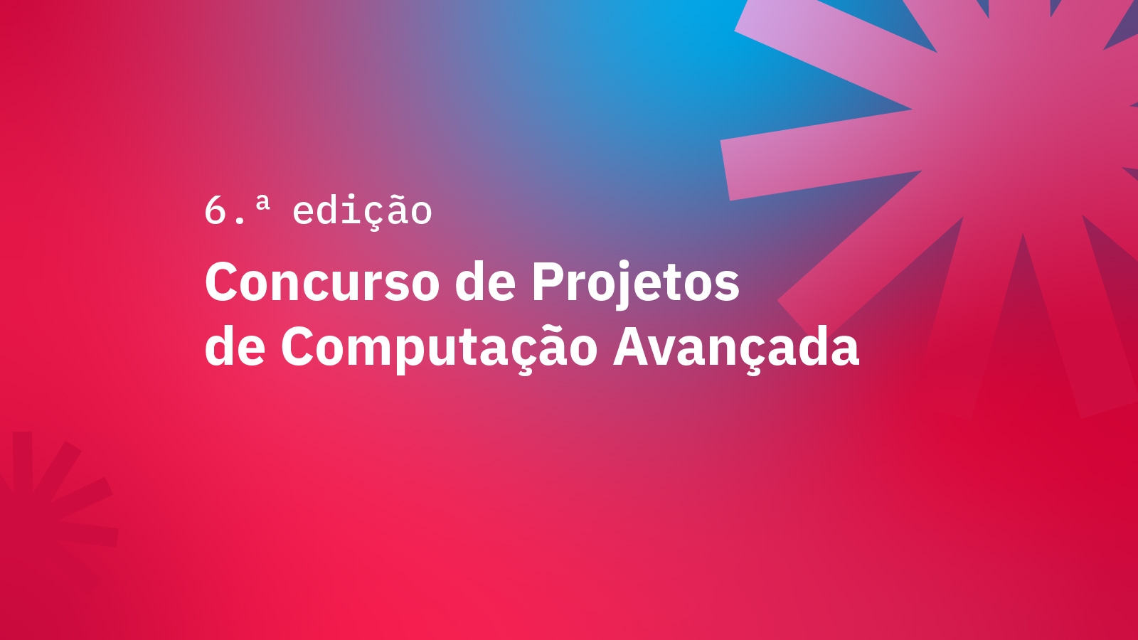 Ya están abiertas las inscripciones para la VI edición del Concurso de Proyectos de Computación Avanzada