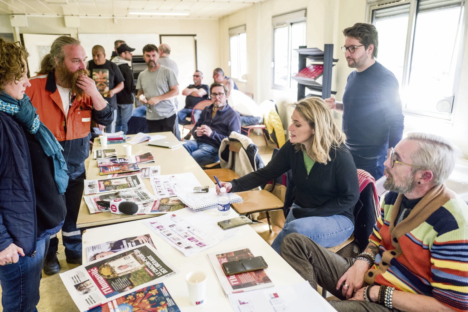 "We will win. It's the fight of our lives": ArcelorMittal, editors-in-chief of L'Humanité from their Dunkirk factory