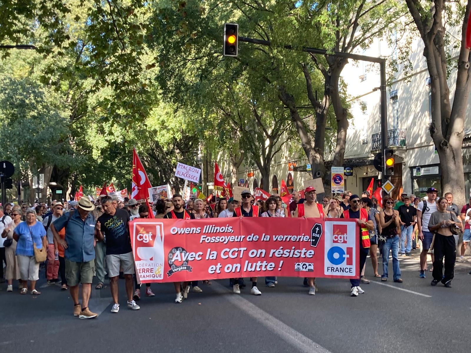 September 18: In Nîmes, retirees dream of seeing shareholder dividends taxed