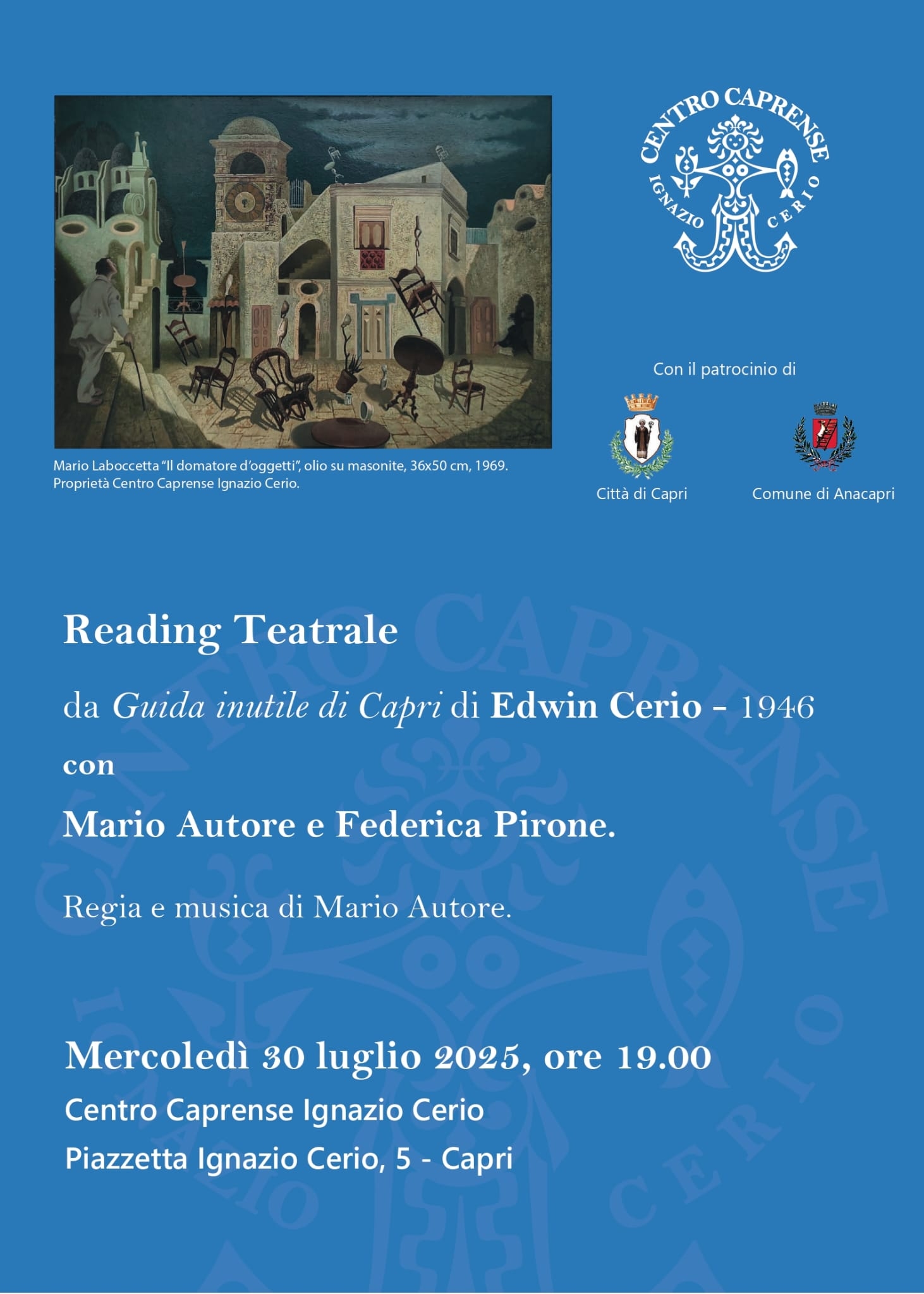 Theater: Hierbij een lezing uit "The Useless Guide to Capri".