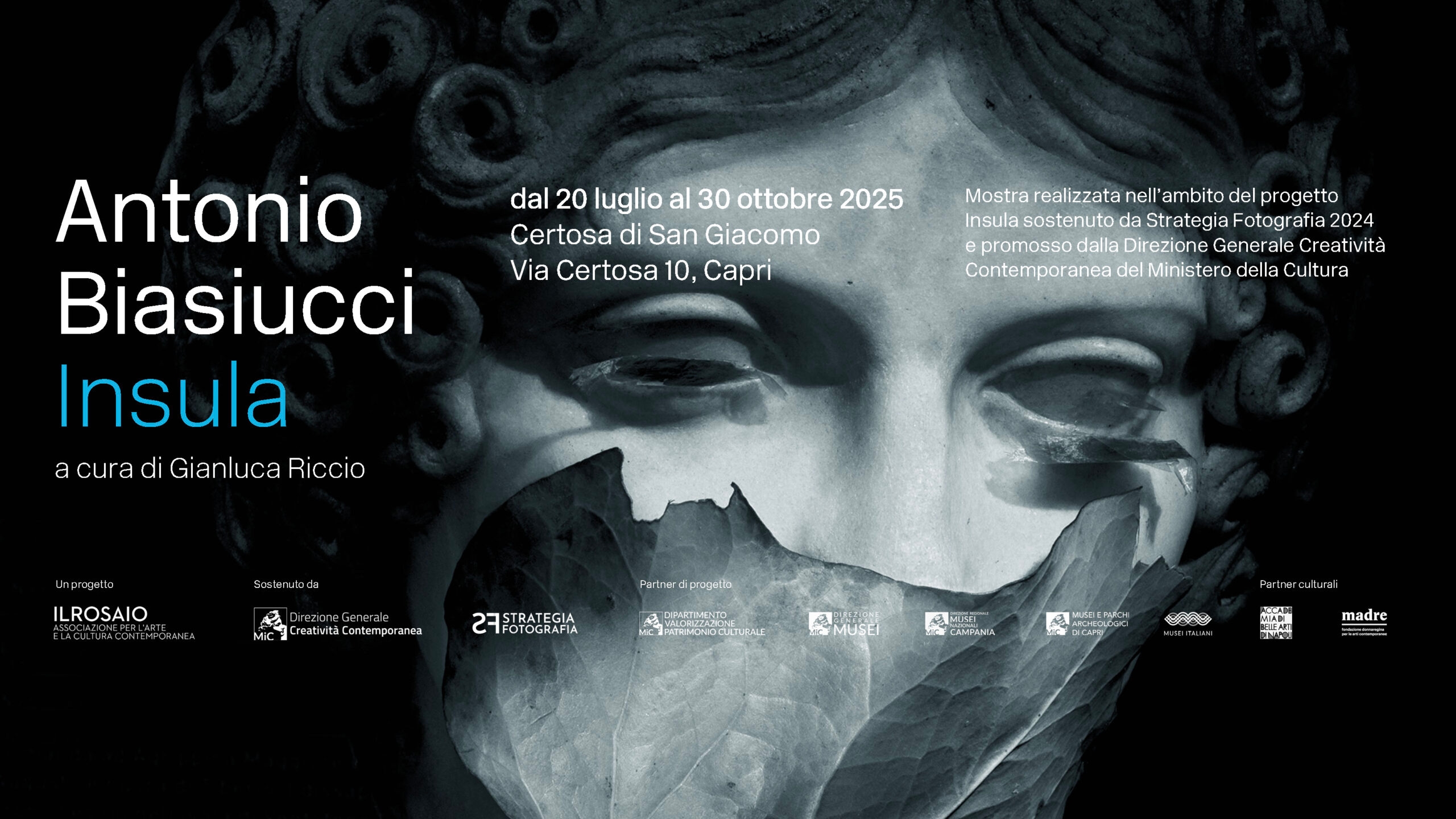 Insula, la Capri in bianco e nero Biasucci: dal 19 luglio in mostra alla Certosa di San Giacomo