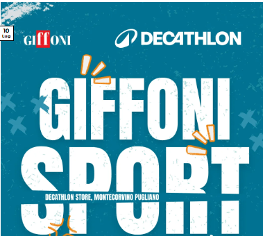 Torna Giffoni Sport: campioni, inclusione e benessere al centro della seconda edizione dal 17 al 25 luglio