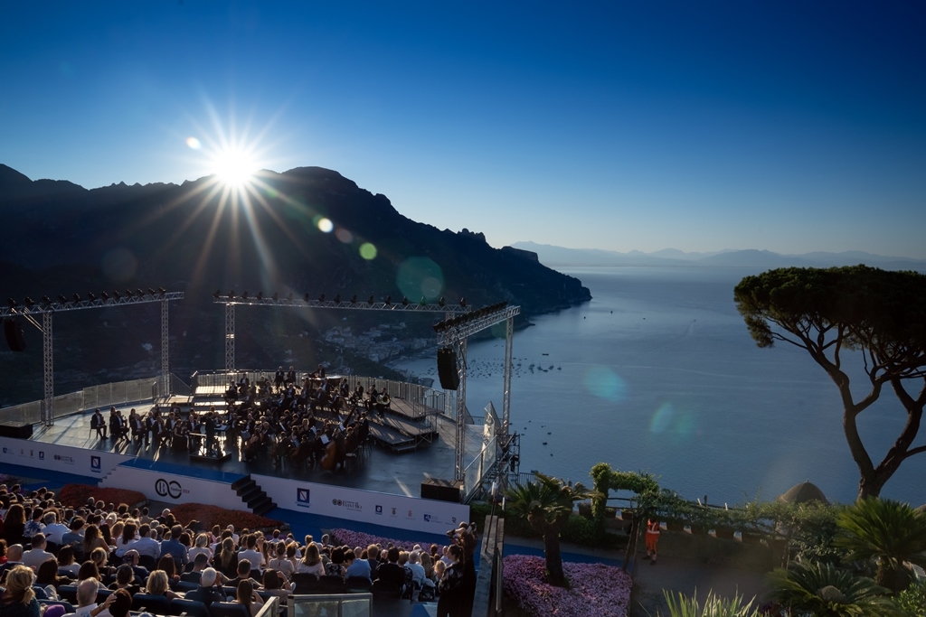 Ravello Festival: Het traditionele ochtendconcert is uitverkocht.