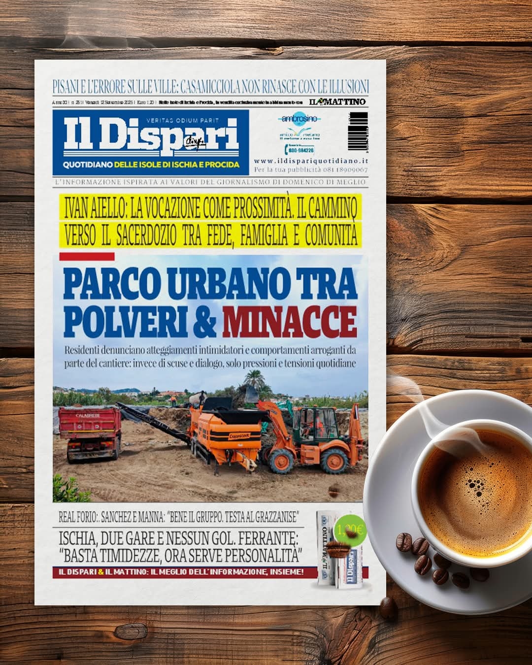 Edicola. Parco urbano tra polveri & minacce