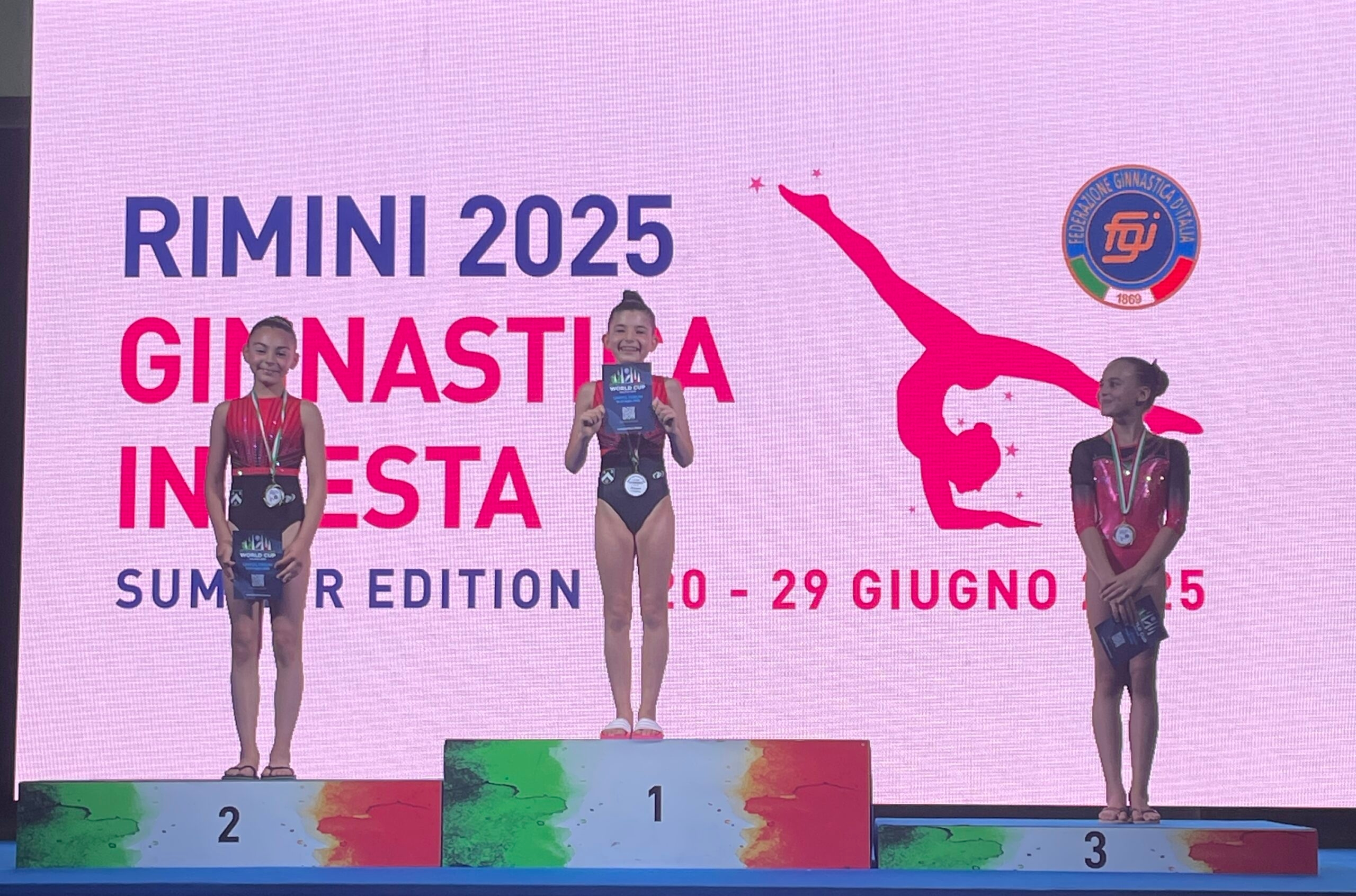 Amelia Sgobino di Fagagna gana la gimnasia artística nacional en Rimini