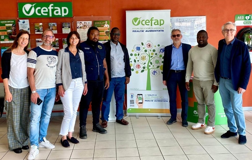 Mozambik'ten bir heyet Codroipo'daki CeFAP'ı ziyaret etti