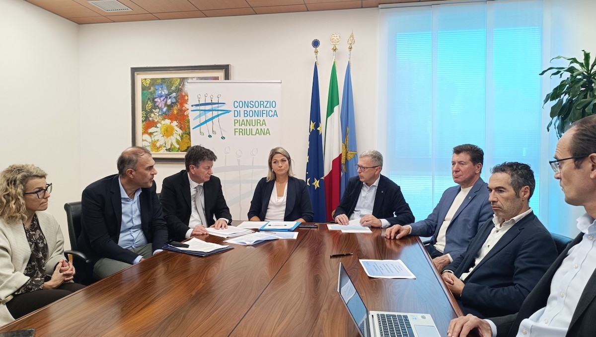 Friuli Venezia Giulia sulama şebekesi modernize ediliyor: Arazi Geri Kazanım Konsorsiyumu tarafından 34 müdahale
