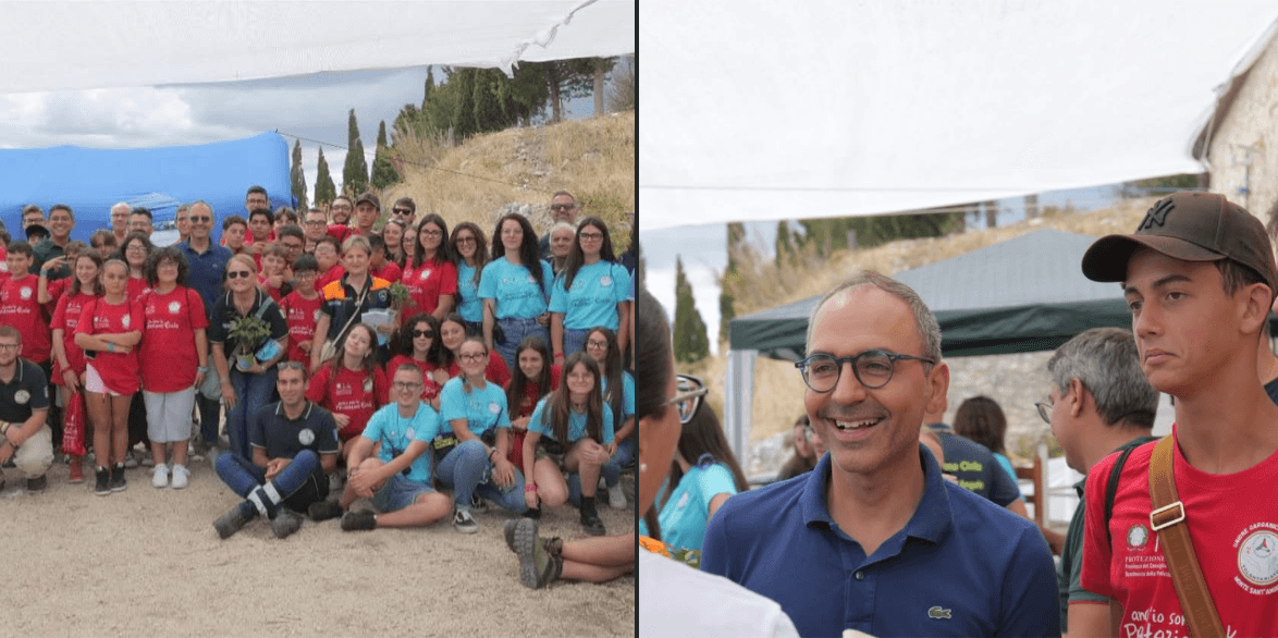 Monte Sant'Angelo: O acampamento de treinamento "Eu também sou Proteção Civil" está em andamento.
