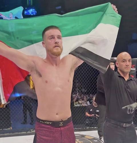 Lutador irlandês apoia a Palestina
