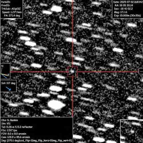 La NASA scopre il terzo oggetto interstellare noto ad attraversare il Sistema Solare