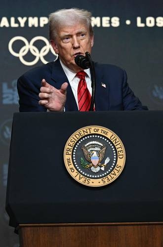 Trump unterzeichnet Anordnung zur Gewährleistung „sicherer und erfolgreicher“ Olympischer Spiele 2028