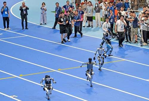 Start der World Humanoid Robot Games