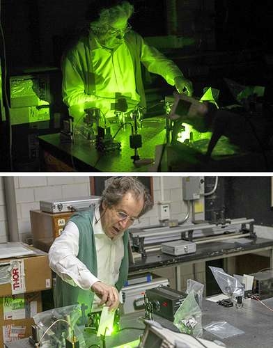 Pióra pawia mogą emitować promienie laserowe