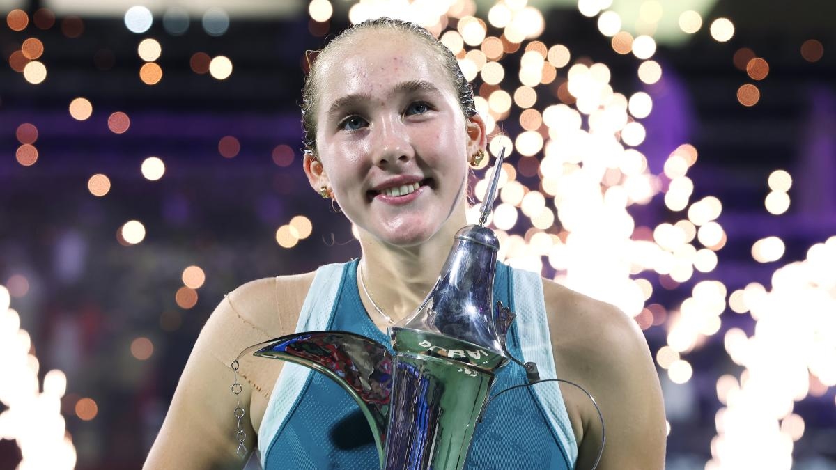 Mirra Andreeva, de jongste winnaar ooit van een WTA 1000