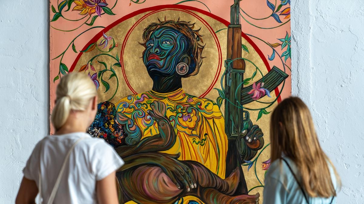 Afrika sanatı Palafrugell'de gelişiyor