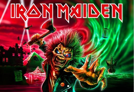 Iron Maiden at the Groupama Stadium in Décines in June 2026