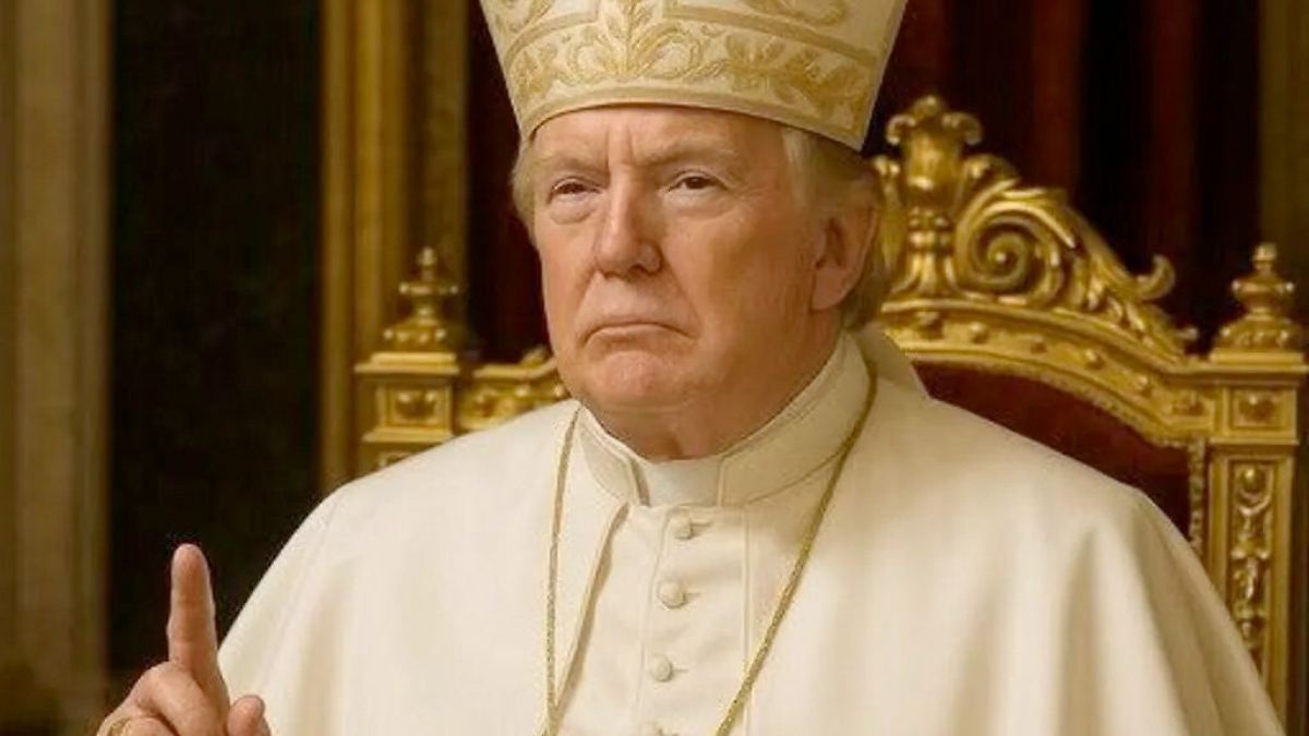 "Catholics loved it": Trump rejects criticism of his pope portrait