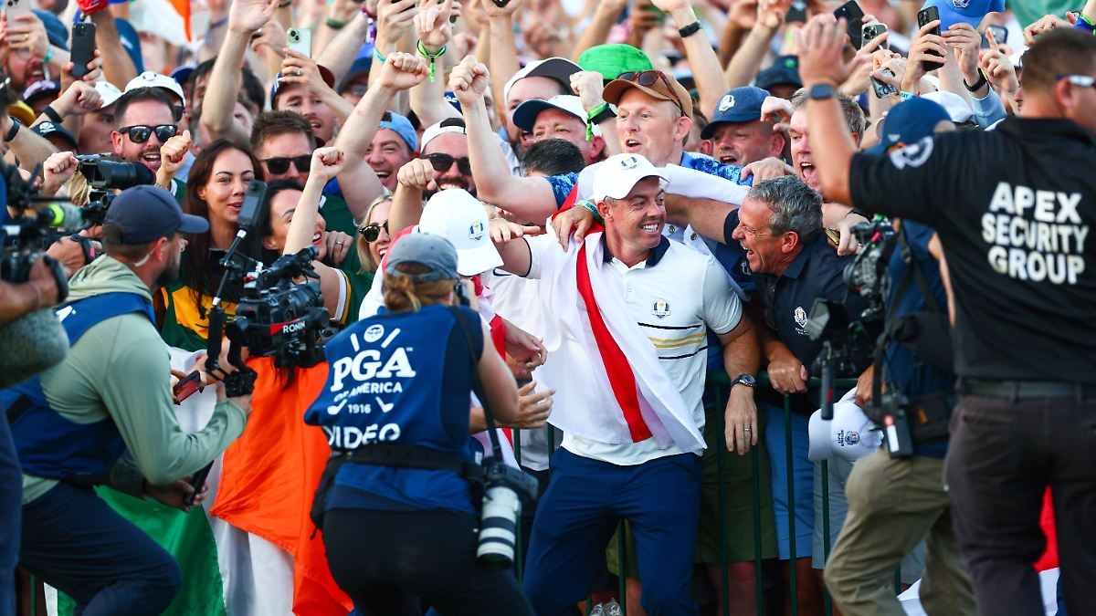 Politiebescherming bij de Ryder Cup: zegevierende Europeanen klagen over nare beledigingen