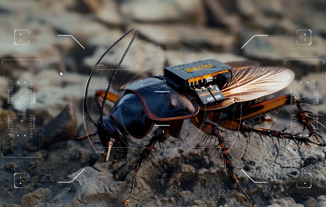 Military technology | Hessian company develops army of remote-controlled cockroaches