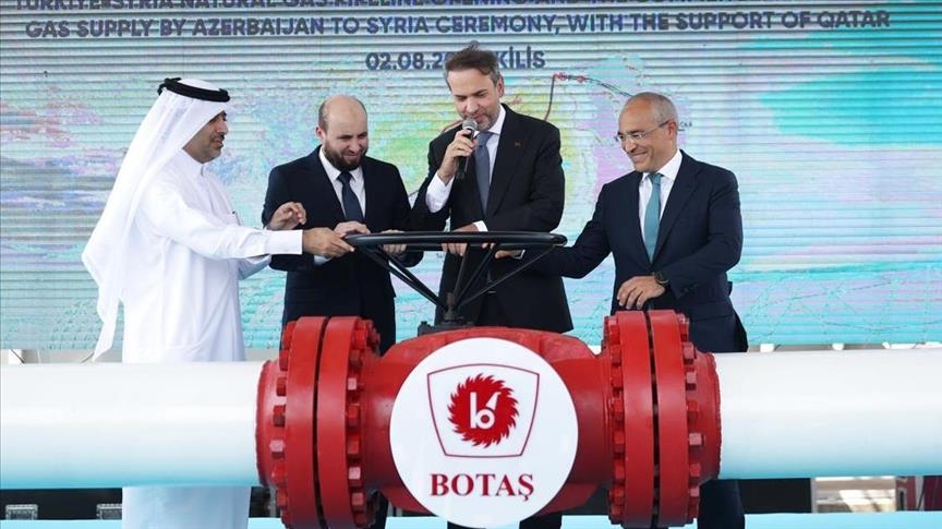 Aserbaidschanische Gasexporte nach Syrien über die Türkei beginnen