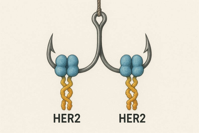 Zanidatamab: Podwójny receptor HER2 na haczyku