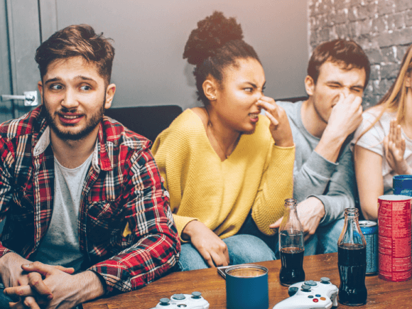 What does it mean when someone farts in front of their partner, according to psychology?