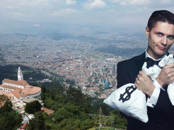 In which Colombian city would I be most likely to meet a millionaire, according to AI?