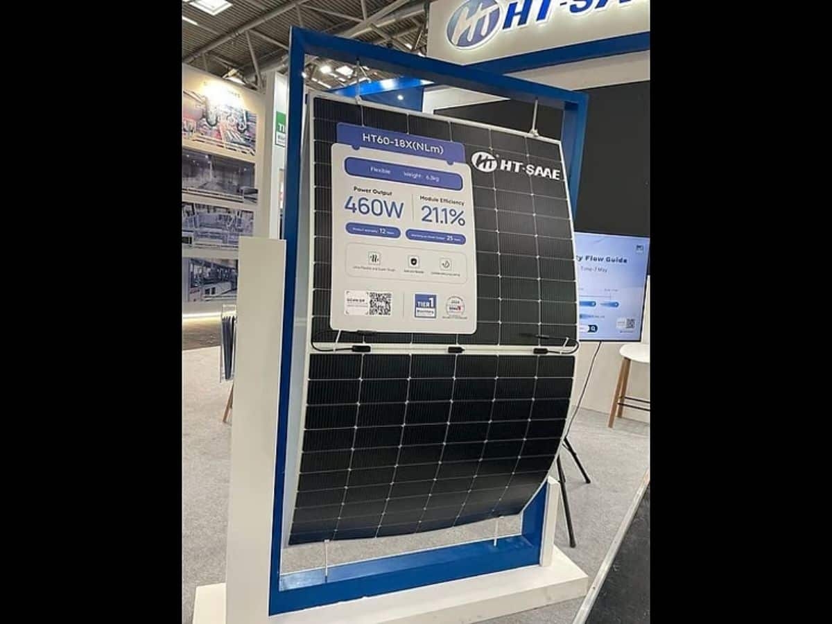 Energía sin complicaciones con el nuevo panel solar flexible de HT-SAAE