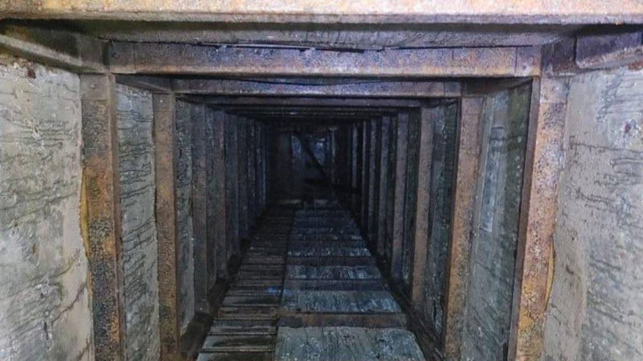 Um túnel de drogas de 600 metros de comprimento conectando Tijuana aos EUA foi descoberto.